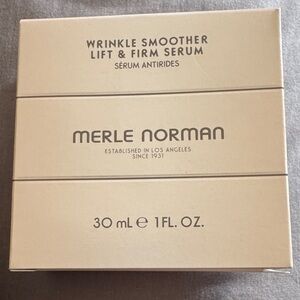 Merle Norman Wrinkle Smoother Lift & Firm Serum 1 oz NIB